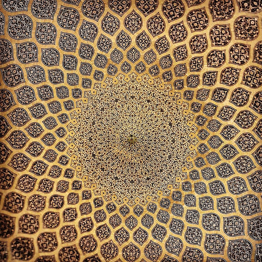 迷人的视觉之旅！探秘伊朗建筑美丽细节 繁复图案自带催眠（组图）
