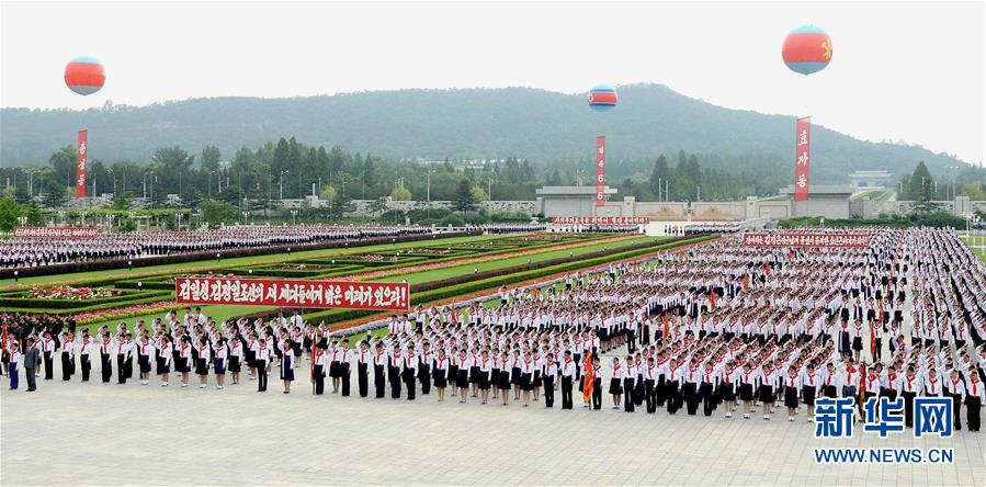 朝鲜少年团举行全国联合团体大会（图）