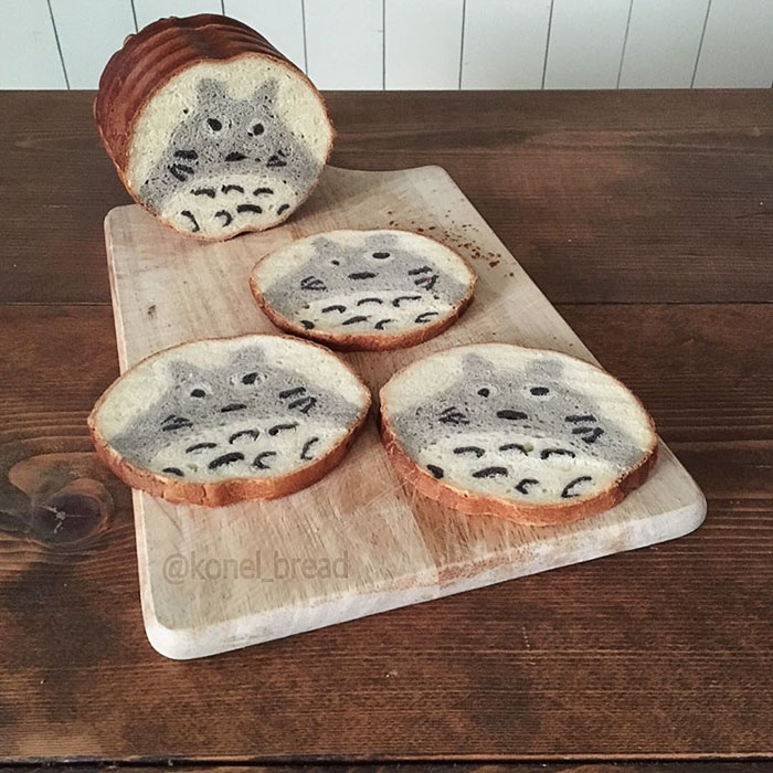 萌萌哒！日本妈妈制作黑暗料理面包 灵感来自儿子的画（高清组图）