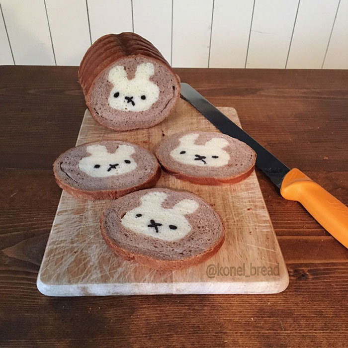 萌萌哒！日本妈妈制作黑暗料理面包 灵感来自儿子的画（高清组图）