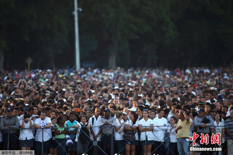 组图：古巴举行大规模活动悼念卡斯特罗 多国政要出席