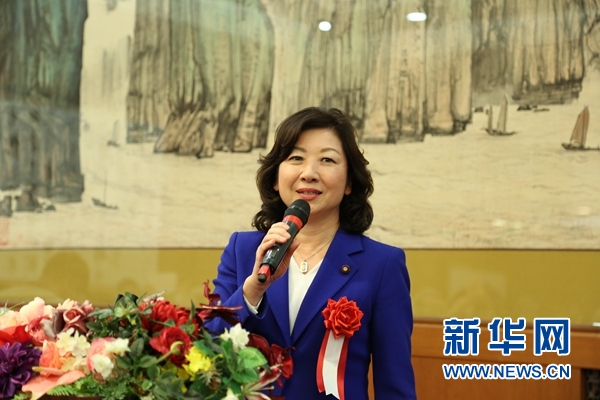 中国驻日使馆举办三八国际妇女节招待会(